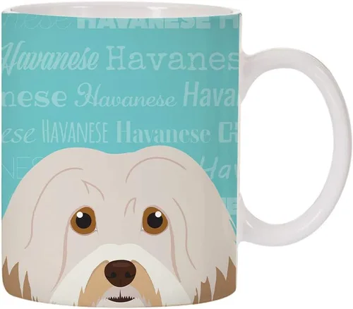 Miniatura 35 de Taza de café de cerámica con diseño de raza de perro de 11 oz (Border Collie)