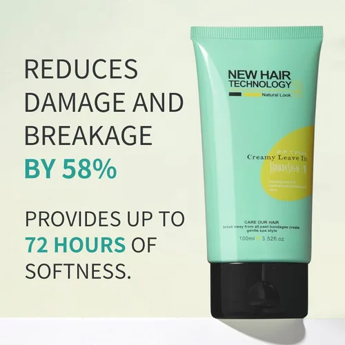 Miniatura 2 de Acondicionador ligero sin enjuague de proteína de queratina para colágeno seco dañado, reparación profunda, tubo acondicionador de cabello