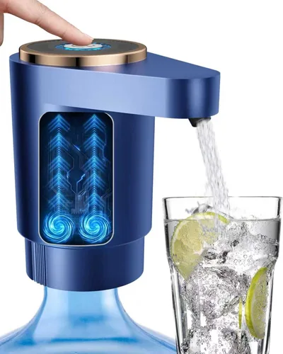 Miniatura 17 de Bomba de botella de agua, dispensador de agua eléctrico portátil para botellas de 5 galones, carga USB, interruptor automático, batería recargable
