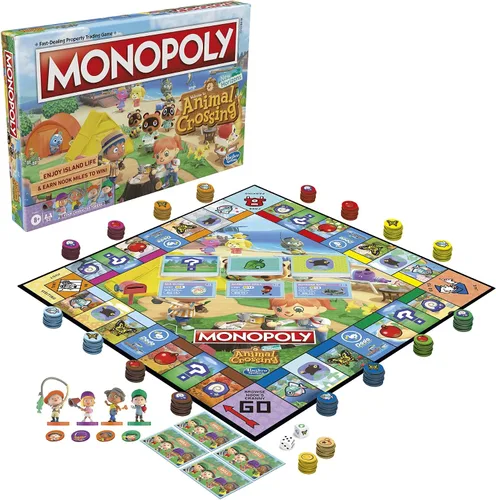 Miniatura 2 de Monopoly Animal Crossing New Horizons Edition - Juego de mesa para niños de 8 años en adelante, divertido juego para jugar para 2-4 jugadores