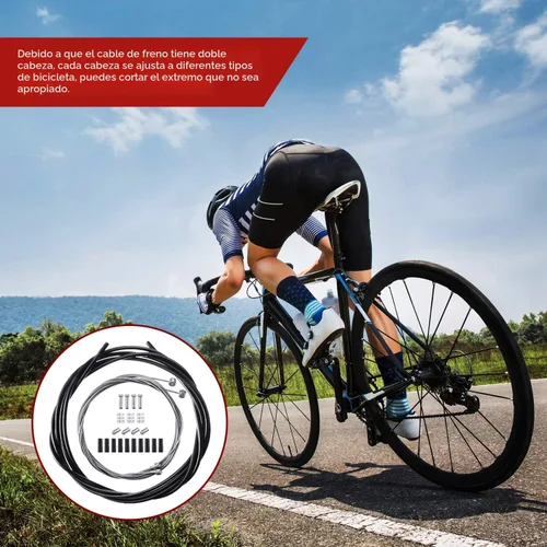 Miniatura 7 de Línea de transmisión universal de bicicleta Cambio de bicicleta Cable y cable de freno Kit para reparación de bicicletas de montaña