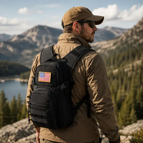Miniatura 6 de Tactical Hydration Backpack 2L Water Bladder - Lightweight Durable Pack for Hiking, Running, Outdoor Adventures, Adjustable Straps & Leak-Proof