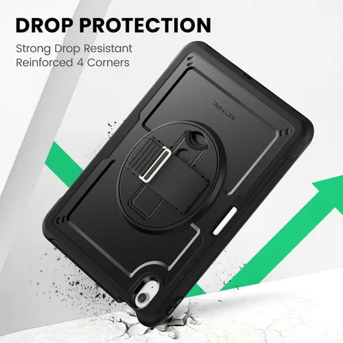 Miniatura 7 de SEYMAC Funda protectora a prueba de golpes para iPad Air de 11 pulgadas M4, M3, M2 (2026/2025/2024), funda protectora a prueba de golpes