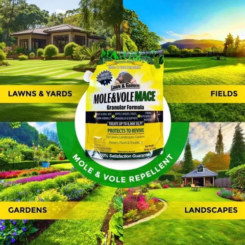 Miniatura 3 de Nature's MACE MACE para Topos y Campañoles, repelente de topos para patio, repelente de topos para césped, mantiene los topos fuera del jardín