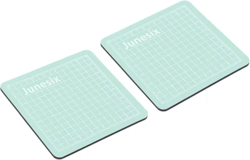 MECCANIXITY Alfombrillas de corte de 3.1 x 3.1 pulgadas, paquete de 2 alfombrillas giratorias de tela de doble cara, mini para aficionados,