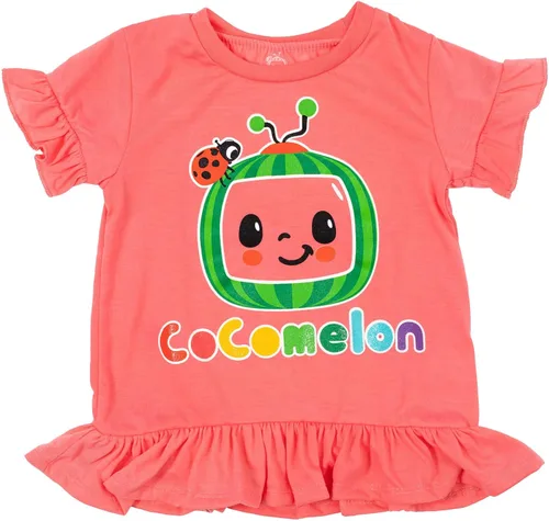 Miniatura 2 de CoComelon JJ Yoyo Tomtom - Conjunto de camiseta y pantalones cortos para niños pequeños