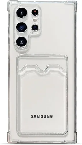 Miniatura 85 de Tuokiou Funda para Samsung Galaxy A14 5G, Fundas Protectoras Transparentes con Ranura para Tarjetas, Funda Cartera de TPU Suave Ajustada Resistente
