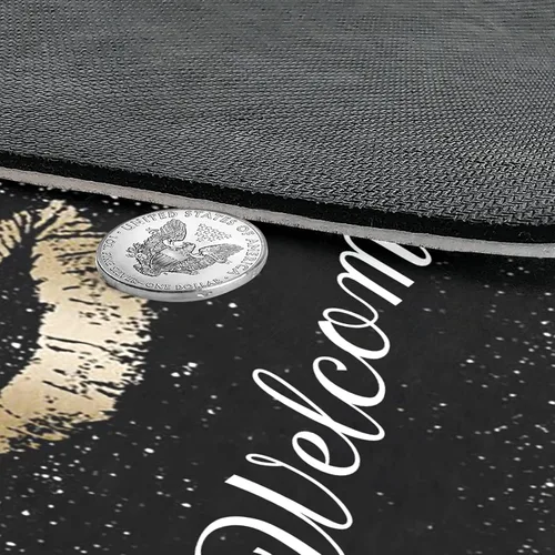 Miniatura 4 de Felpudo de goma antideslizante con estampado brillante para peluquería, para interiores y exteriores, patio, puerta delantera, decoración del hogar