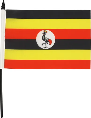 Miniatura 166 de AZ FLAG Sierra Leone Bandera de mesa 5'' x 8'' - Bandera de escritorio de Sierra Leona 21 x 14 cm - Bastón y base de plástico negro