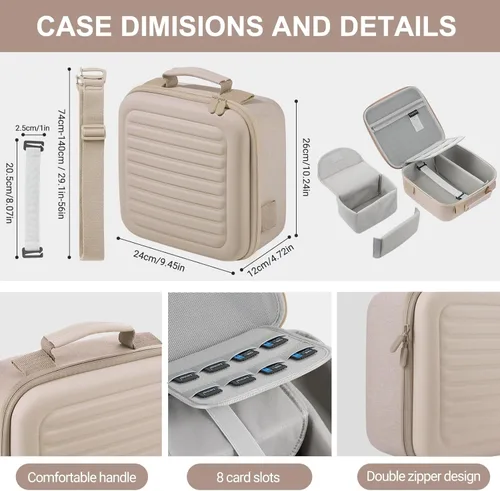 Miniatura 5 de Funda para cámara compatible con Canon EOS Rebel T7/R50/R6 Mark II/R100/R50 V/T6/R8/R10/R5 Mark II/RP/R7/5D Mark IV/SL3/R5/T100 DSLR Cámara SLR