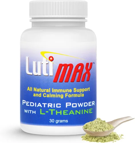 Miniatura 11 de Luti max - Suplemento cerebral pediátrico en polvo con luteolina y rutina, memoria, enfoque, músculo y apoyo inmunológico para niños, suplementos