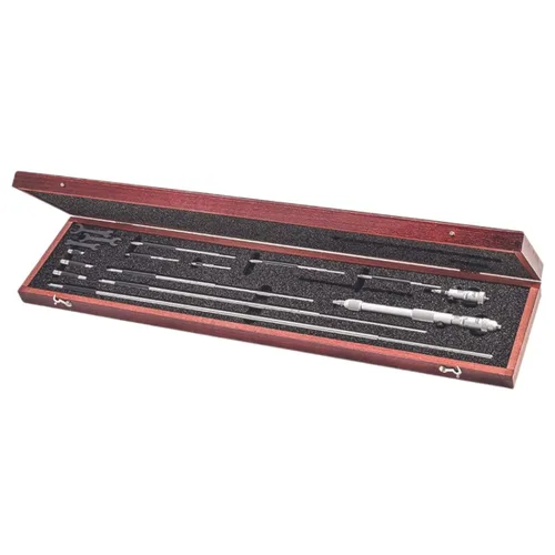 Miniatura 8 de Starrett Juego de micrómetros para interiores con varilla sólida con cifras de lectura rápida, yunques endurecidos y rectificados - Aislado