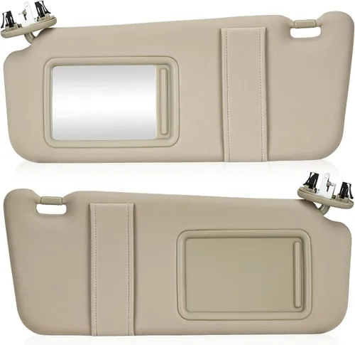 Parasol para el lado izquierdo del conductor y del pasajero derecho con techo corredizo y luz para Toyota Camry 2007 2008 2009 2010 2011, repuesto