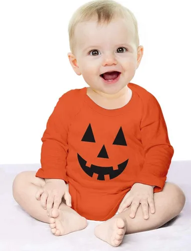 Miniatura 3 de Tstars Cute Little Pumpkin Outfit Halloween Infant Jack O' Lantern Baby Bodysuit