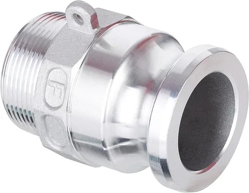 Accesorios de bloqueo de leva global de aluminio Tipo F Cam & Groove Hose Fittings, acoplamiento Camlock de 1.5 pulgadas, enchufe de 1.5 pulgadas x