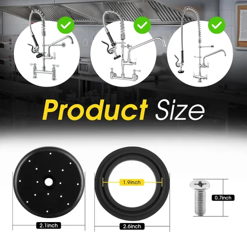 Miniatura 2 de Kit de reparación de válvulas de pulverización (negro)