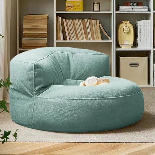 Miniatura 10 de SXBCyan Funda para puf de felpilla gruesa y suave, para niños y adultos, sin relleno, lavable, asiento esquinero, puf, muebles otomanos