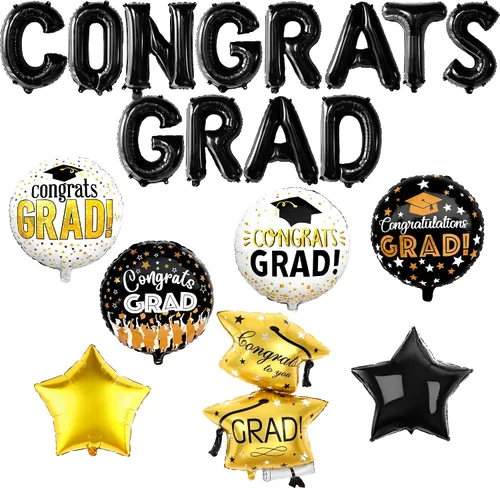 KatchOn, Juego de globos de graduación de Congrats - Paquete de 20 | Globos de graduación | Globos de graduación | Globos de graduación 2026 |