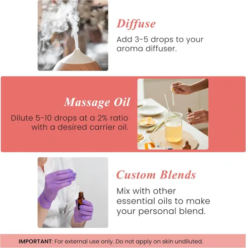 Miniatura 6 de Handcraft Blends Aceite esencial de pomelo – 1 onza líquida – 100% puro y natural – Aceite esencial de grado premium para difusor y aromaterapia