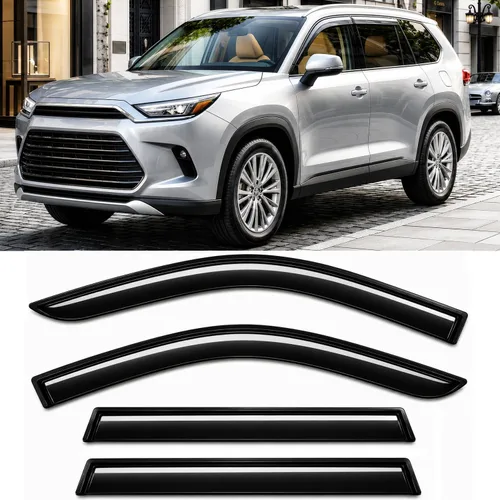 Miniatura 42 de 2016-2021 Protectores de Lluvia Adhesivos para Honda Civic Sedan, Deflectores de Visera Lateral EX EX-L LX Sport Touring, Sombras de Ventilación