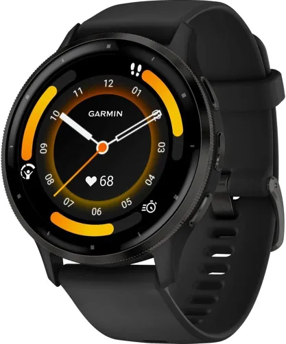 Garmin Venu 3 Health and Fitness - Reloj inteligente con GPS y bisel de pizarra/correa negra (1.772 in) - (renovado)