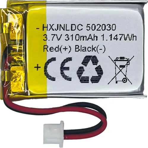 Batería de 3.7 V 310 mAh 502030 para VXI BlueParrott B250-XT Auriculares Bluetooth Reemplazo de batería dashcam Nextbase Dash cam 402G 412GW 512G