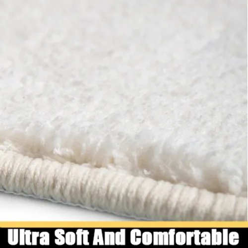 Miniatura 5 de Alfombra de baño ultra suave y pequeña, antideslizante, ovalada, de dibujos animados, para bañera, súper absorbente, lavable, gruesa, felpudo