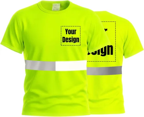 Miniatura 27 de Camisetas reflectantes de seguridad de alta visibilidad personalizan su logotipo