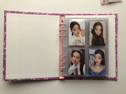 Miniatura 5 de Carpeta A5 Cuaderno Idol Idol Portada Jounral Tarjetas de Fotos Álbum Coleccionar Libro Tarjetas de Fotos Organzier Papelería Chasing Stars Álbum