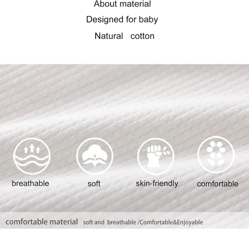 Miniatura 85 de pureborn Mameluco de algodón súper suave para bebés niños y niñas de 0 a 24 meses