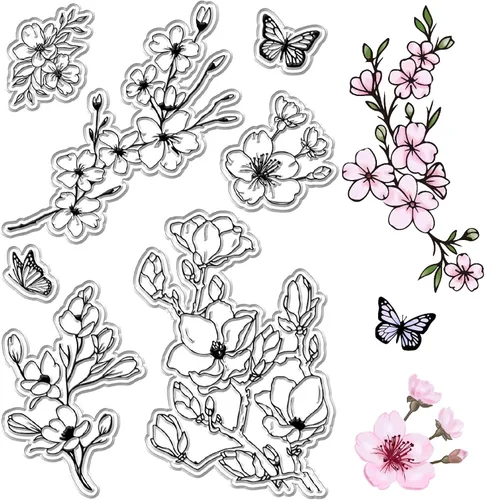 Miniatura 16 de CRASPIRE Sellos transparentes de notas musicales, sellos de goma para instrumentos de piano vintage, fondo reutilizable, sello de silicona