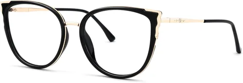 Zeelool ZJGX338746 - Gafas de moda con lentes transparentes sin receta para mujeres y hombres, ZJGX338746