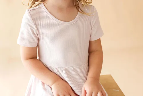 Miniatura 25 de Posh Peanut - Vestidos para niñas – Vestido suave para niña hecho con viscosa de bambú – Vestidos de otoño, primavera y verano para niñas