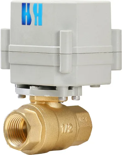 Miniatura 12 de 2 vías 1" 12VDC 9-24VDC 0-10V NPT Válvula de bola motorizada de control de modulación integral proporcional