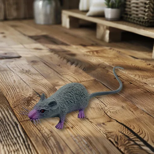 Miniatura 9 de 6 piezas de Halloween falsas ratas simulación PVC ratón novedad decoración Halloween