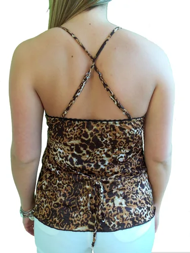 Miniatura 2 de Self Esteem Junior de Babydoll Estilo Ajustable Halter parte superior