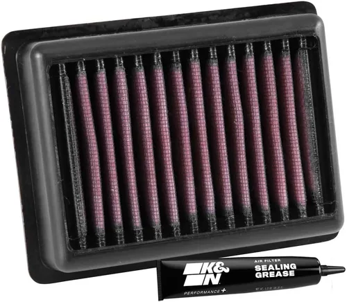Miniatura 9 de K&N Filtro de aire de motor original de alto flujo: aumenta la potencia y la accerlación, lavable, Premium: compatible con Triumph 2016-2025
