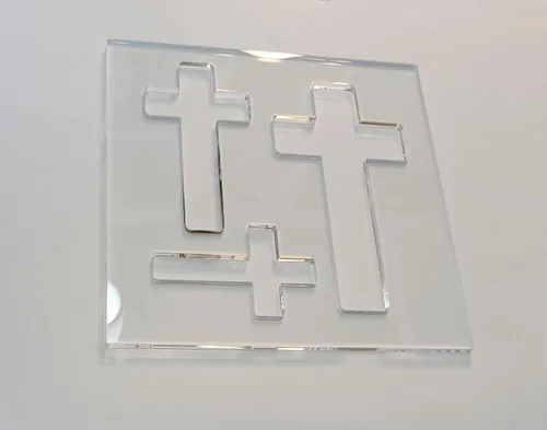 Miniatura 6 de Plantilla de enrutador de cruces, plantilla de enrutador acrílico con incrustaciones cruzadas, plantilla de cinta, plantilla de carpintería