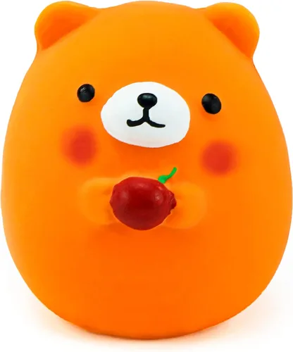 Miniatura 7 de CHIWAVA 4 piezas de 2.4 pulgadas de látex chirriante de juguete divertido de animales conjuntos de animales para mascotas juego interactivo