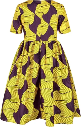 Miniatura 3 de ZHICHUANG Ankara Princess - Trajes redondos para niñas de 16 años vestidos de bebé Dashiki para niñas talla 10