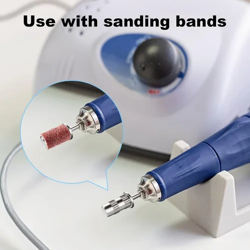 Miniatura 4 de Brocas de taladro de uñas, bandas de lijado para eje de taladro de uñas de 3/32 pulgadas, brocas para uñas, broca de mandril para uñas, brocas