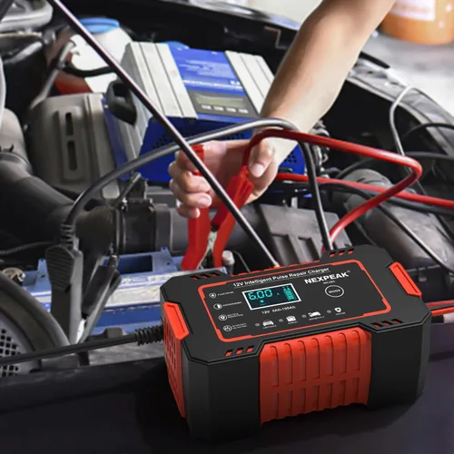 Miniatura 7 de NEXPEAK NC101 Cargador de batería para auto, cargador de batería inteligente de goteo 12V 6A, mantenedor de batería automotriz, desulfatador