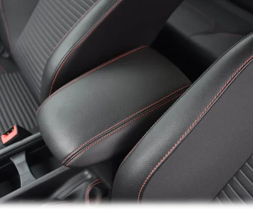Miniatura 46 de Accesorios interiores personalizados para E-PACE EPACE 2018 2019 2020 2021 2022 2023 piel sintética para consola central reposabrazos cubierta