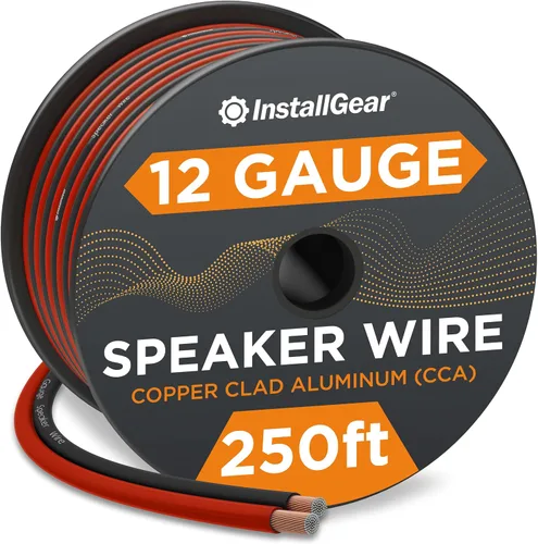 Miniatura 4 de InstallGear Cable de altavoz de calibre 12 (100 pies - azul/negro) - Cable de altavoz para automóvil y hogar para estéreos, teatro, radio, uso al