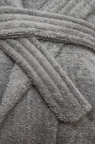 Miniatura 5 de Classic Turkish Towels Bata de baño unisex con capucha de algodón de alta calidad bata larga de felpa de felpa de lujo