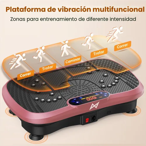 Miniatura 7 de AXV Vibration Plate Fitness Platform Exercise Machine Vibrating Shaking Full Body Shaker Workout Vibrate Stand Shake Board Sport for Weight Loss Fat