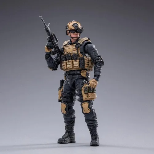Pipigirl Figuras de acción de soldado de 1/18, 4 pulgadas, militares del segundo ejército, soldado de caballería, kits de modelos de soldado de