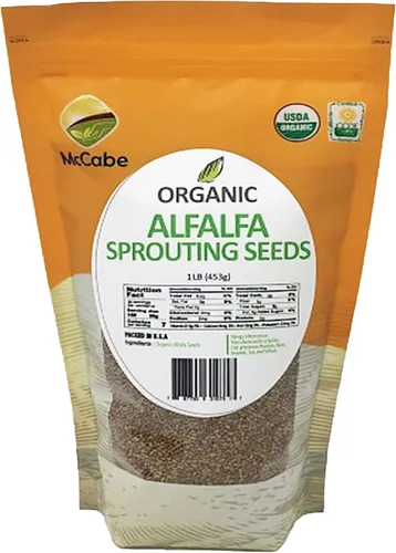 Miniatura 4 de McCabe Semillas de germinación de alcaravea orgánicas, semillas de alcaravea para microverdes 1 libra, ricas en fibra y minerales, certificado USDA