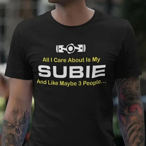 Miniatura 3 de Subie Generation Cars - Camiseta de manga corta para adultos, mecánico japonés de carreras, regalo para amantes de los automóviles, entusiastas