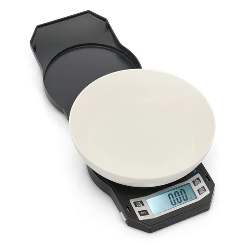 Miniatura 3 de American Weigh Scales Balanza de Peso Digital de Precisión para Cocina, Balanza de Medida de Alimentos, Pantalla LCD Retroiluminada 500g x 0.01g